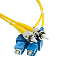 CableWholesale SCST-01210 33 ft. Fiber Optic Cable SC & ST Singlemode