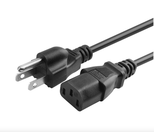 6ft Universal AC Power Cords Cables